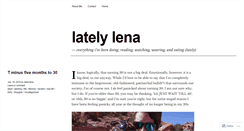 Desktop Screenshot of latelylena.com